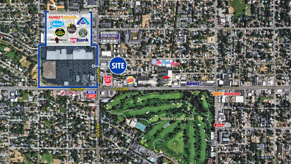 Hillcrest Shopping Center: 5100-5350 Overland Road, Boise, ID 83705